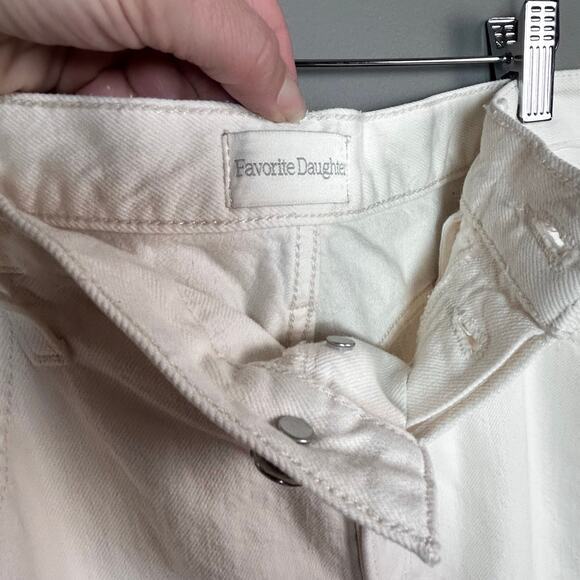 Favorite Daughter denim skirt size 16 / 18 cream long - Picture 9 of 11